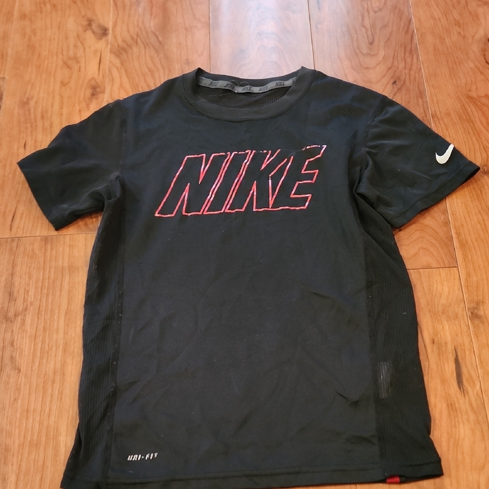 Nike Kids' Neon Green and Black Dri-Fit Tees - Picture 5 of 9